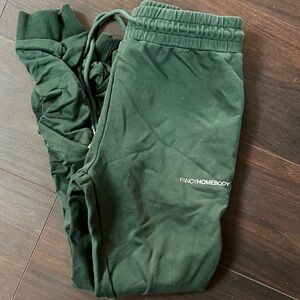 Fancy Homebody Green Joggers
